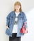《追加》ウォッシャブル / DU JOUR/デュ ジュール RIDING JEAN JACKET