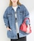 《追加》ウォッシャブル / DU JOUR/デュ ジュール RIDING JEAN JACKET