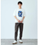 デニム テイクイットイージー ストレッチテーパードパンツ