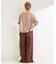 手洗い可 / ジャカードストレートパンツ