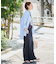 《一部店舗・WEB限定カラーあり/追加》ファインOXオーバーロングシャツ