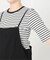 《2枚セット》ナローサロペット×TEEセット
