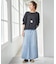 《WEB限定追加》upper hights/アッパーハイツ 別注LAZY SKIRT