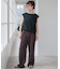 バックタックニュアンスフレンチTシャツ