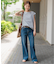 バックタックニュアンスフレンチTシャツ