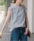 バックタックニュアンスフレンチTシャツ