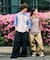 SLAPS ボーダーTシャツ