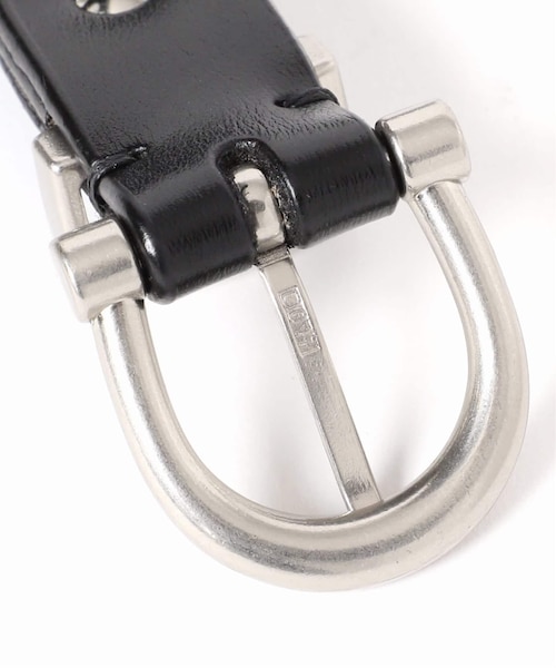 オーバルバックル ナローベルト｜ベーセーストックの