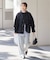 【ARMY TWILL】 HOODED COAT