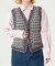 IENA LA BOUCLE LINTON ブライトツイードベスト