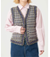 IENA LA BOUCLE LINTON ブライトツイードベスト