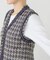 IENA LA BOUCLE LINTON ブライトツイードベスト