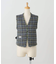 IENA LA BOUCLE LINTON ブライトツイードベスト