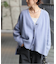 ヘアリーファーVネックカーディガン