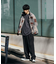 バックブラッシュ ワッフル クルーネック L/S