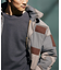 バックブラッシュ ワッフル クルーネック L/S