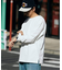 バックブラッシュ ワッフル クルーネック L/S
