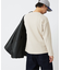 バックブラッシュ ワッフル クルーネック L/S