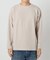 バックブラッシュ ワッフル クルーネック L/S