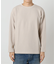 バックブラッシュ ワッフル クルーネック L/S