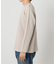バックブラッシュ ワッフル クルーネック L/S