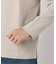 バックブラッシュ ワッフル クルーネック L/S