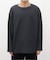 バックブラッシュ ワッフル クルーネック L/S