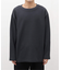 バックブラッシュ ワッフル クルーネック L/S