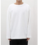 バックブラッシュ ワッフル クルーネック L/S