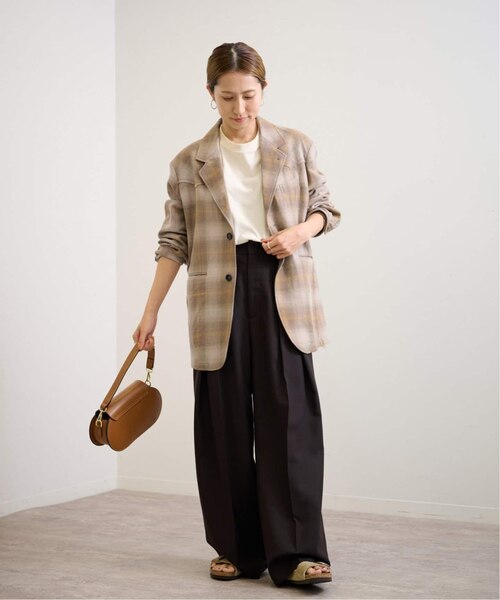 PENDLETON×JANE SMITH×FRAMeWORK 別注CHECK シャツジャケット｜ベー