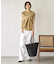 ROHE/ロヘ Crew neck with open armholeニット