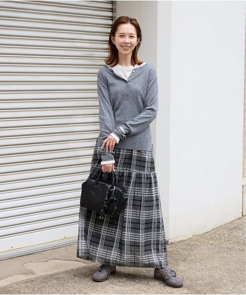 シアードビーチェックスカート｜ベーセーストックのアウトレット
