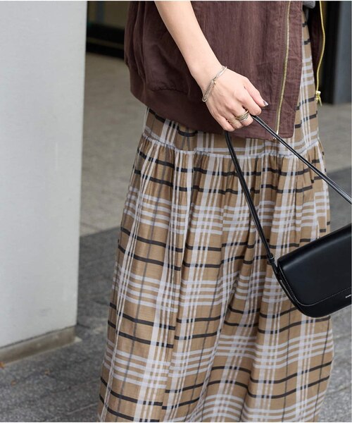 PG チェックスカート&ボールポーチ XGUBG07J3 クラシック ボールポーチ