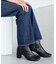 【atelier brugge/アトリエブルージュ】Oblique short boots 24PS-34