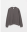 【ANTS & ELEPHANTS】ジップ ワッフルヘンリーネックスウェット