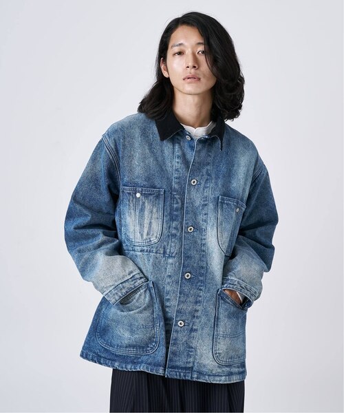 Cindi Bendi CREA デニム立体モチーフデニムカバーオール 3D Cindi Bendi CREA デニム立体モチーフデニムカバーオール 3D