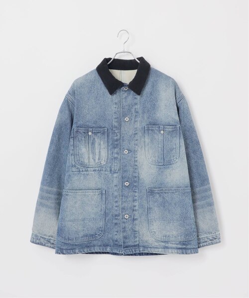 tmteranoordinary fit　フード　デニムカバーオール Ordinary fits(オーディナリーフィッツ) デニムカバーオール