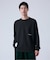 【OLIVEDRAB/オリーブドラブ】サーマルクルーネック ロングスリーブTシャツ