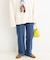 ウォッシャブル / DU JOUR/デュ ジュール NEW M-RISE TAPER JEAN