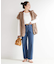 ウォッシャブル / DU JOUR/デュ ジュール NEW M-RISE TAPER JEAN
