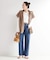 ウォッシャブル / DU JOUR/デュ ジュール NEW M-RISE TAPER JEAN