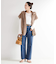 ウォッシャブル / DU JOUR/デュ ジュール NEW M-RISE TAPER JEAN