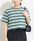 マルチボーダークロップドTEE