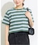 マルチボーダークロップドTEE