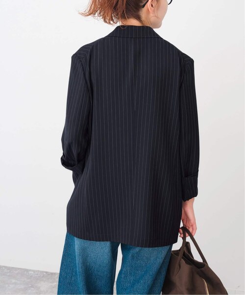 ドレープストライプジャケット｜ベーセーストックのアウトレット通販