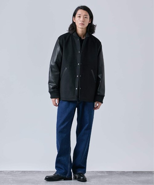 タスマニアウール ウインドシャフト バーシティージャケット｜ベーセー