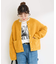 パイルショートカーディガン