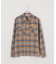 BEN DAVIS別注 ネルチェック 刺繍ワークシャツ