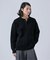 モール ヘンリーネックニット