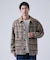 OSKR別注 シャギーチェックブルゾン